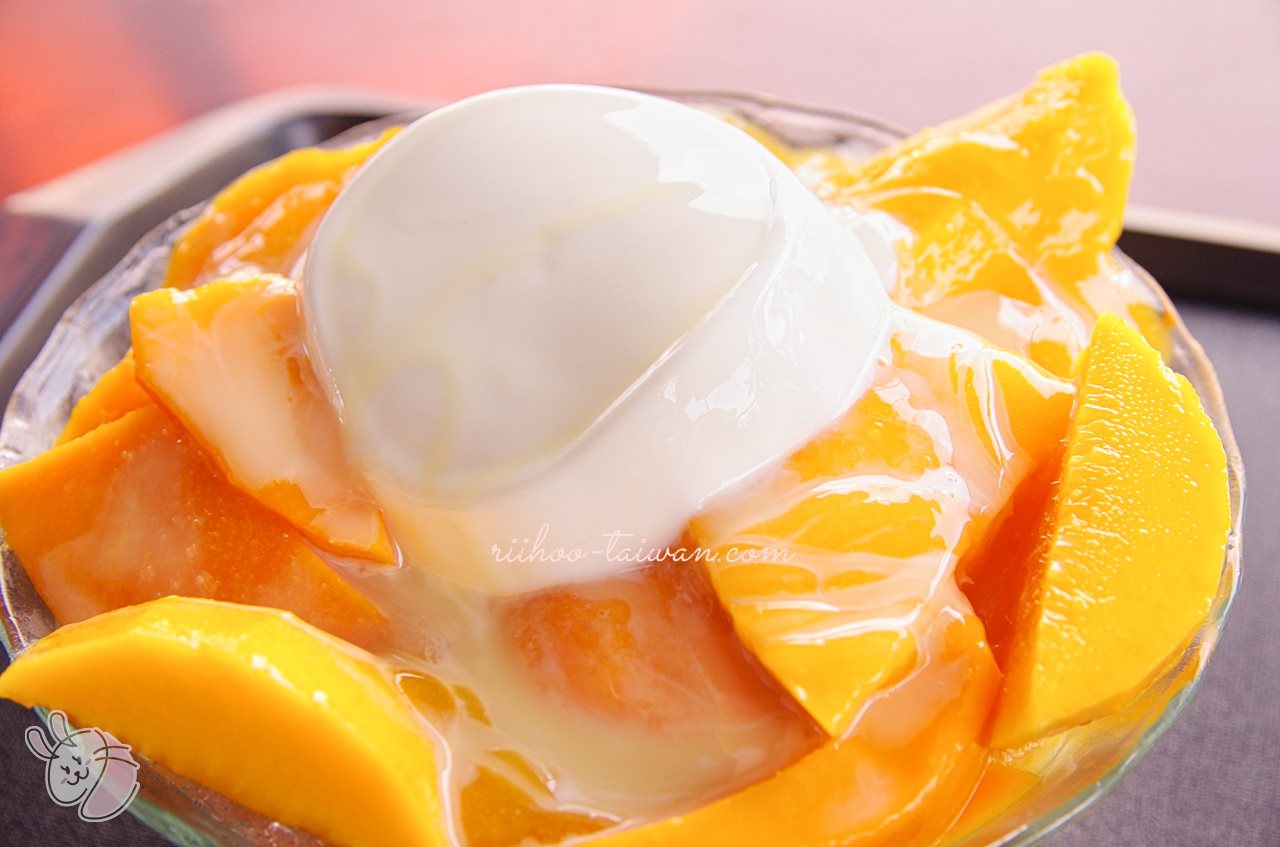 一品塘 手工杏仁奶酪 注文した芒果冰加杏仁奶酪