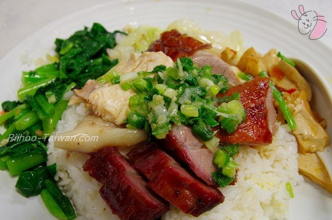 家鴻燒鵝 興安店 綜合三寶飯